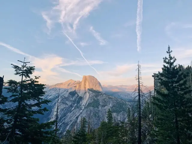 Half Dome Peak in Yosemite National park