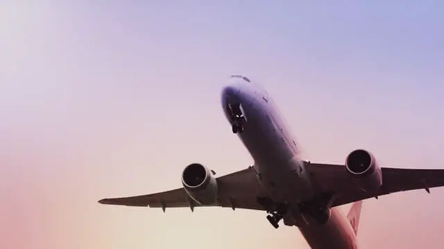 airplane taking flight