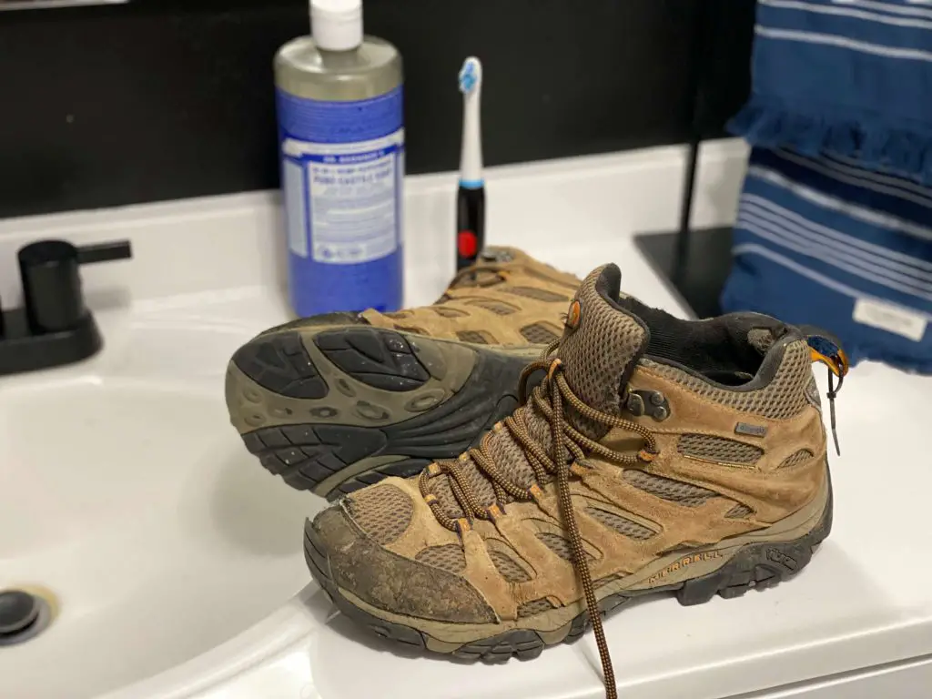 washing merrell shoes